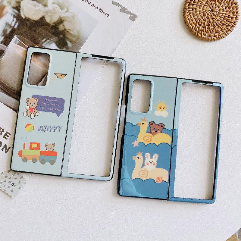 Ốp Điện Thoại Nắp Lật Chống Sốc Họa Tiết Hoạt Hình Dễ Thương Cho Samsung Galaxy Z Fold 2 Z Fold2 5g | BigBuy360 - bigbuy360.vn