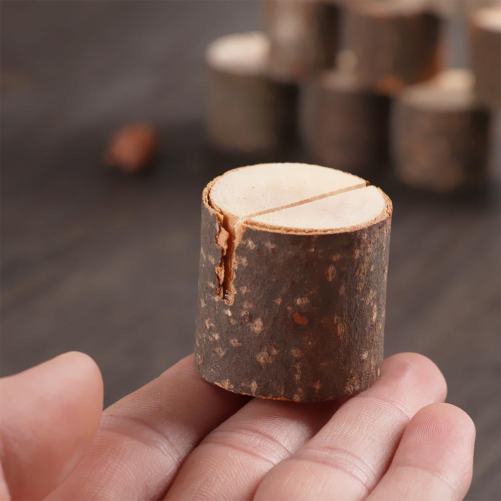 Set 40 Thẻ Ghi Chú Bằng Gỗ Tự Nhiên Dùng Làm Đạo Cụ Chụp Ảnh Đám Cưới
