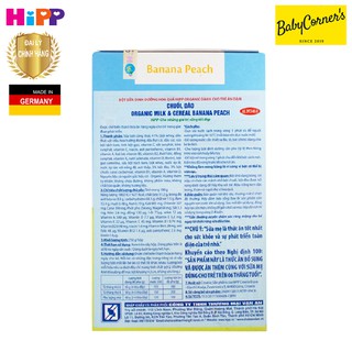 BỘT ĂN DẶM HIPP ORGANIC VỊ CHUỐI ĐÀO