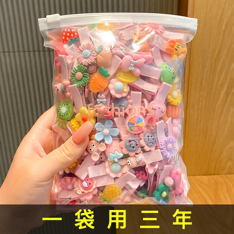 Kẹp Tóc Họa Tiết Hoạt Hình Phong Cách Hàn Quốc Xinh Xắn Cho Bé Gái