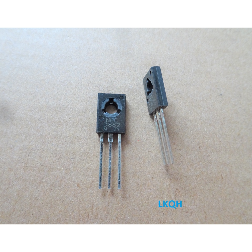 Công tắc điện tử D882 TO-126 30V 3A NPN sò 2SD882 chính hãng