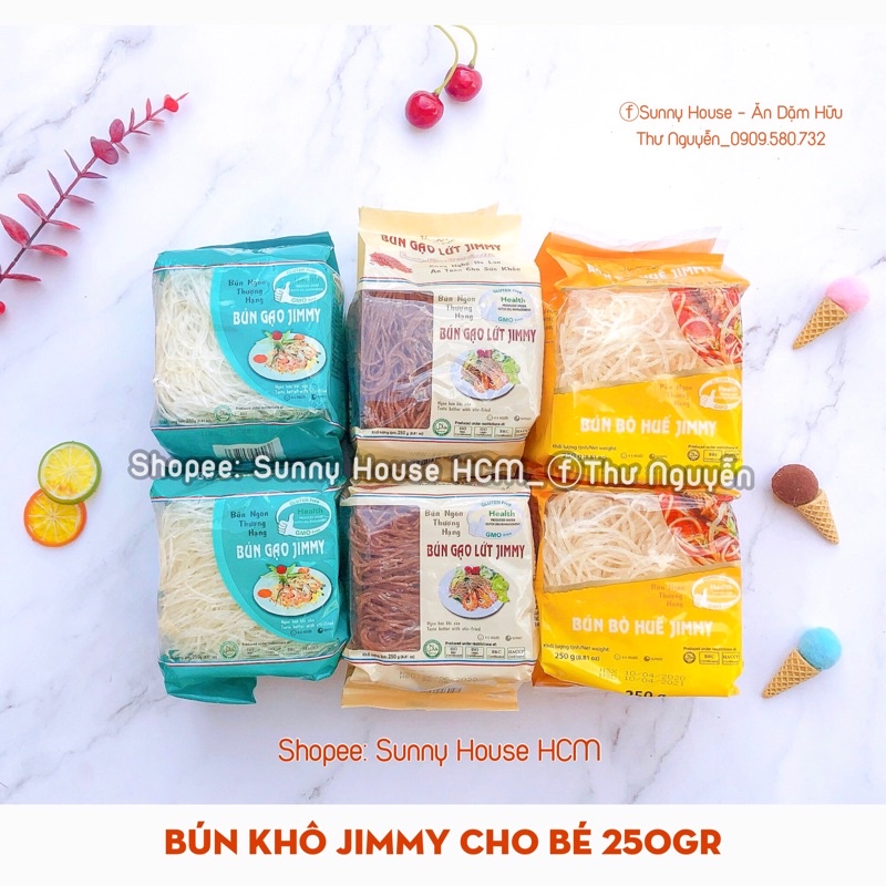 Bún gạo khô Jimmy cho bé 250g