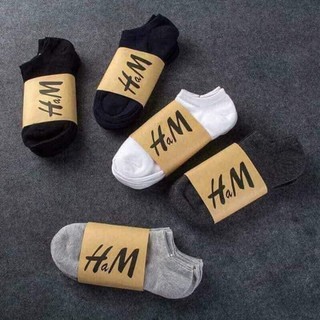 Bộ 5 đôi tất HM cổ ngắn chất đẹp cho nam