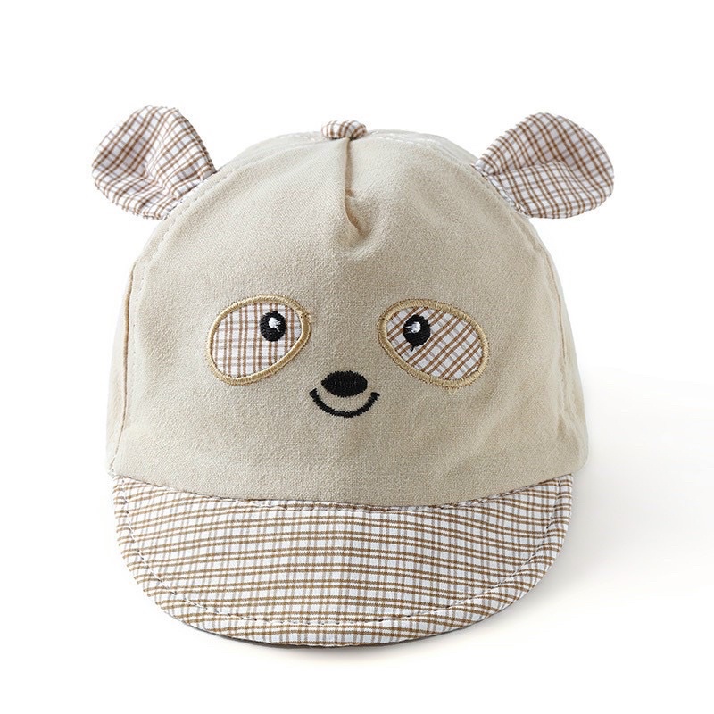 Mũ kẻ tai gấu bé trai/ bé gái (1 -2 tuổi)