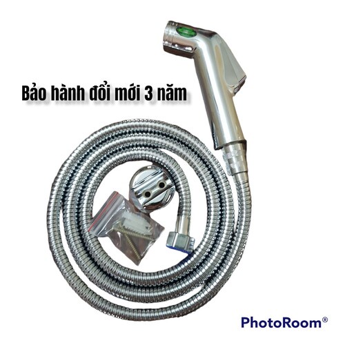 Bộ Vòi Xịt Vệ Sinh Chịu Áp Cao Cấp Bảo Hành 3 Năm, Vòi Xịt Bồn Cầu, Toilet