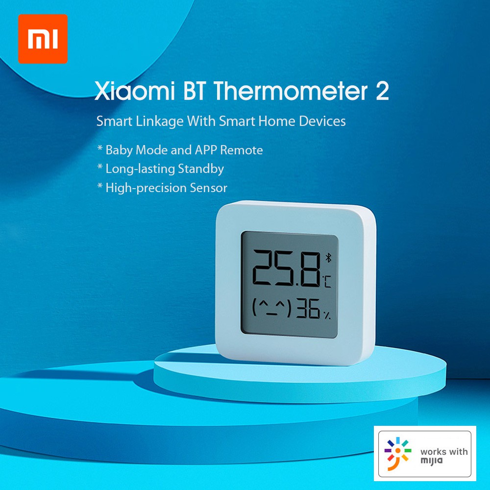 XIAOMI Mijia Bluetooth Thermometer 2 Wireless Smart Electric Digital Hygrometer Humidity Sensor