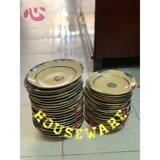 Dĩa phếch xanh kiểu xưa size 17cm và 19cm