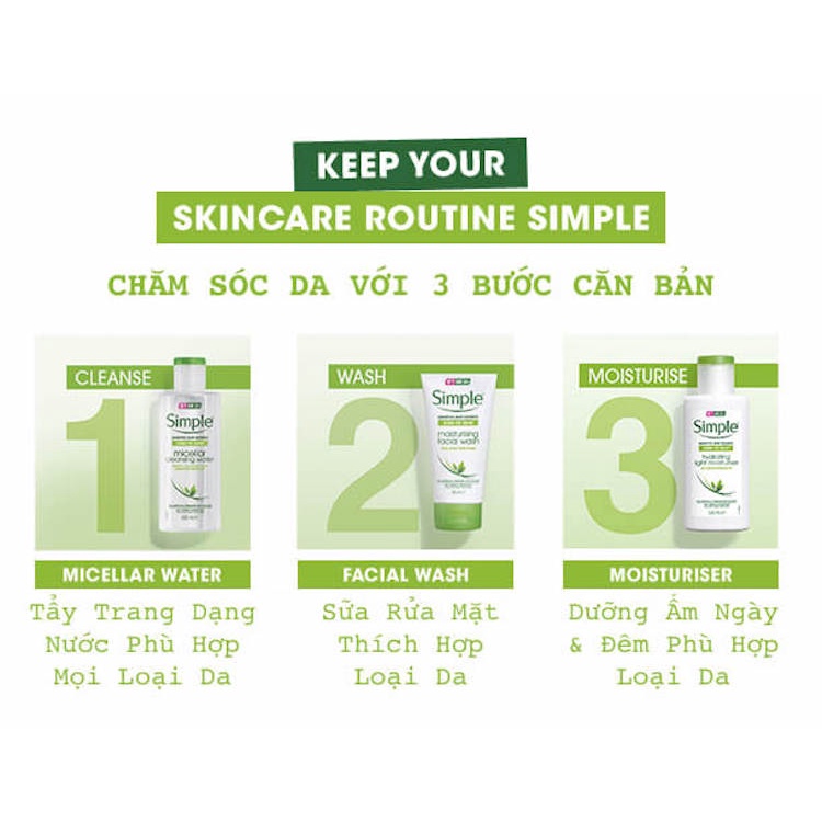 Sữa Dưỡng Da Simple Kind To Skin Hydrating Light Moisturiser 125ml