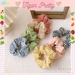 Dây Buộc Tóc Scrunchies Caro 🌸[Size Nhỏ] Xinh Xắn Phong Cách Hàn Quốc🌸