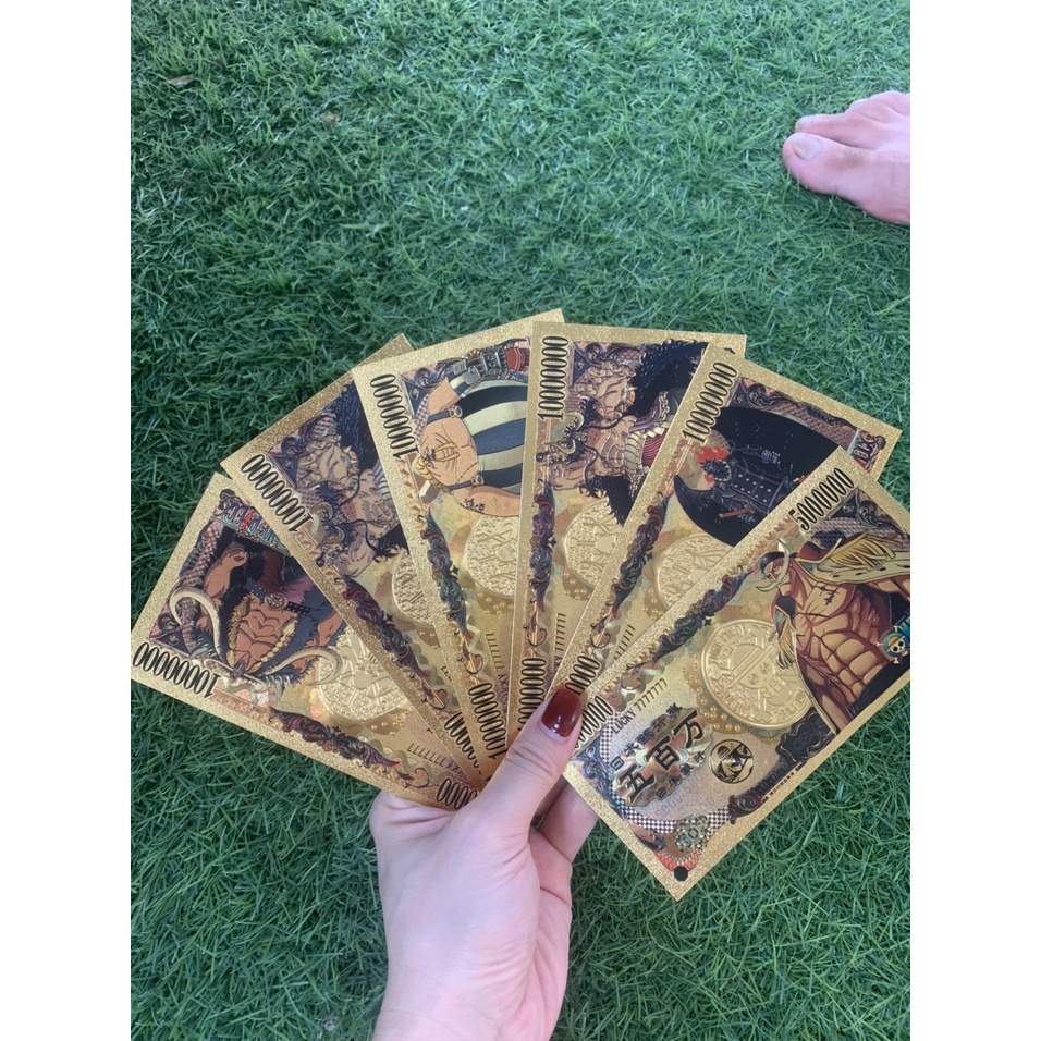 Tiền yên nhật One Piece mạ vàng