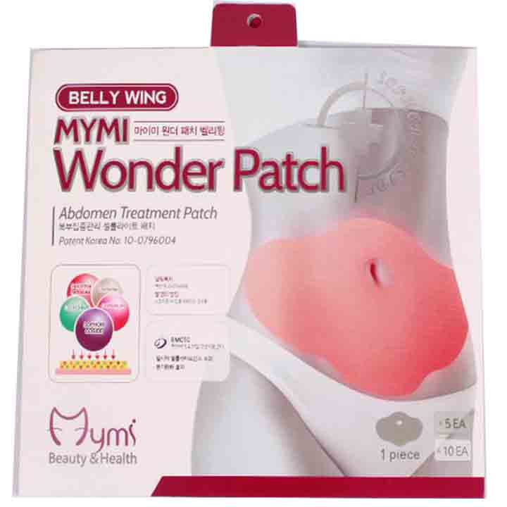 Miếng dán tan mỡ bụng WONDER PATCH (Hộp gồm 5 miếng)