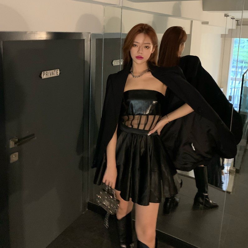 Đầm nữ dáng xòe cúp ngực Emilyshop