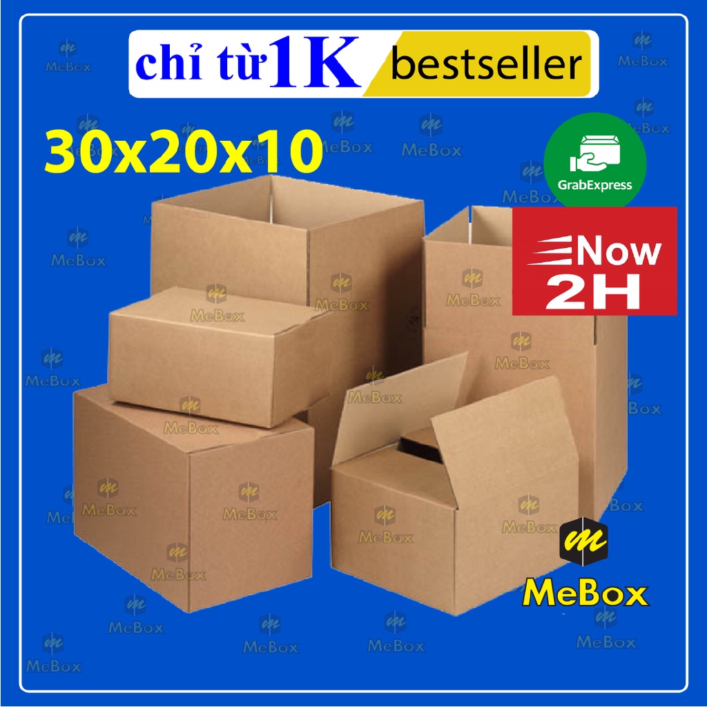 30x20x10 bộ 10 hộp carton