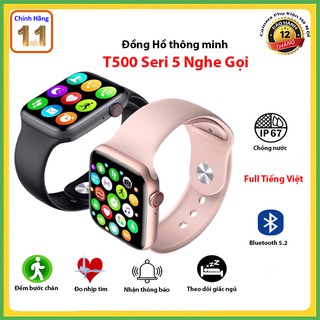 Đồng hồ thông minh T500 Series 5 - Nghe gọi thông báo Zalo - Theo dõi sức khoẻ