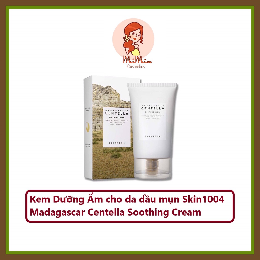 ( Tuýp Full &amp; mẫu dùng thử) Kem dưỡng Skin1004 Madagascar Centella Soothing Cream