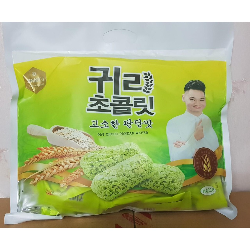 Bánh Yến Mạch Lá Dứa Hàn Quốc 380g