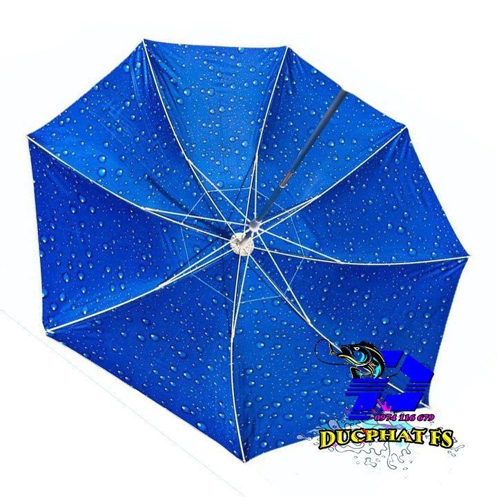 Ô Dù Che Nắng Mưa câu cá. Hai màu, Đường Kính 1m8 xoay 360 độ !!!