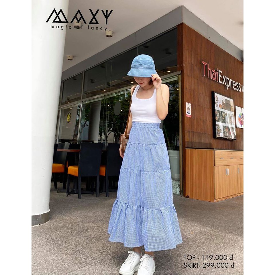 Chân váy dáng dài xoè tầng ruffer skirt Maxy Workshop | BigBuy360 - bigbuy360.vn