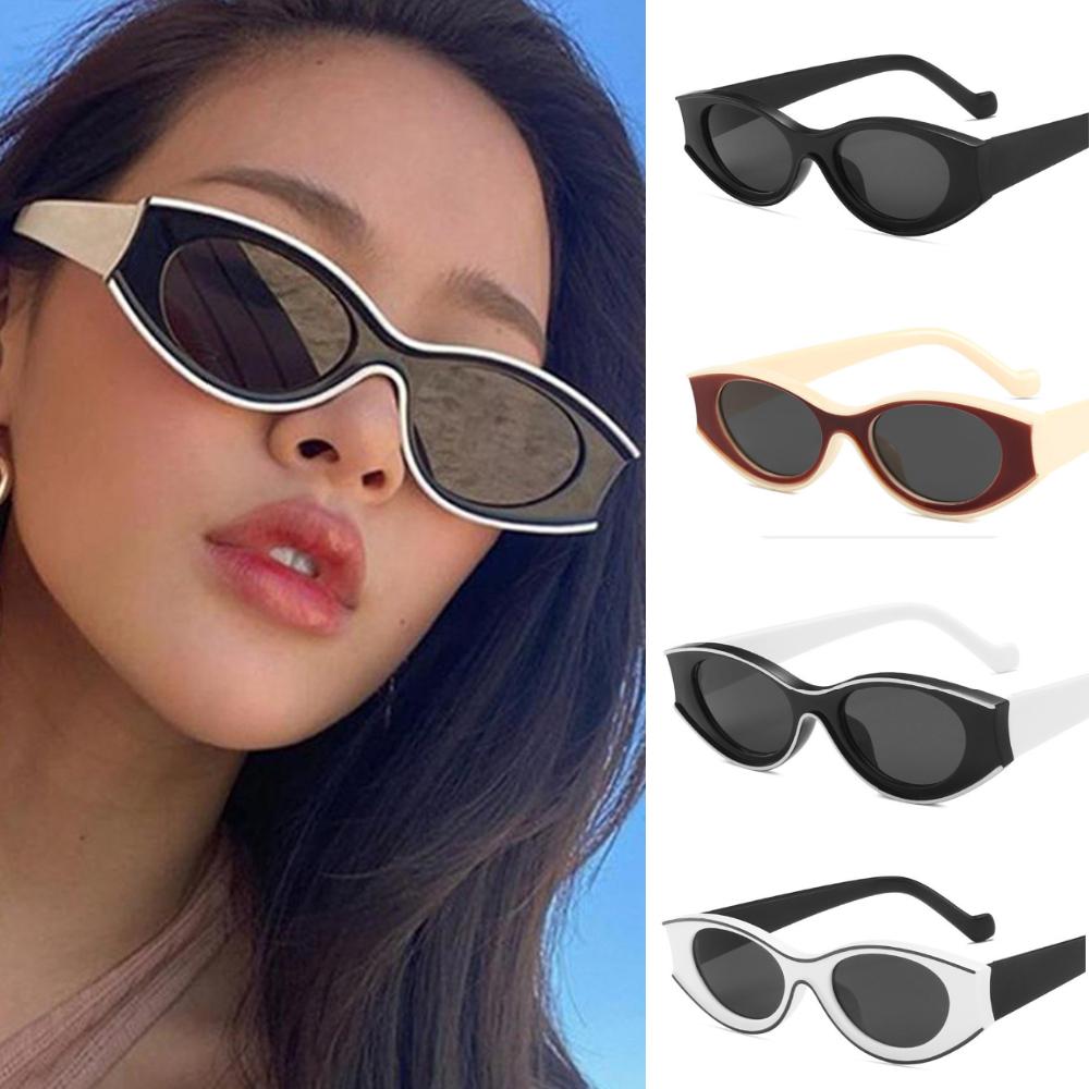 Kính Mát Gọng Oval Phong Cách Retro Âu Mỹ