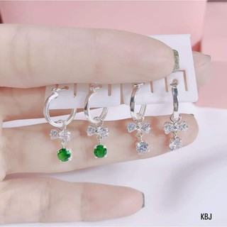 khuyên tai bạc cực xinh cho bé