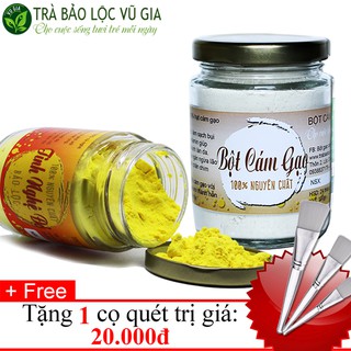 Combo Tinh Nghệ Đỏ + Bột Cám Gạo Vũ Gia