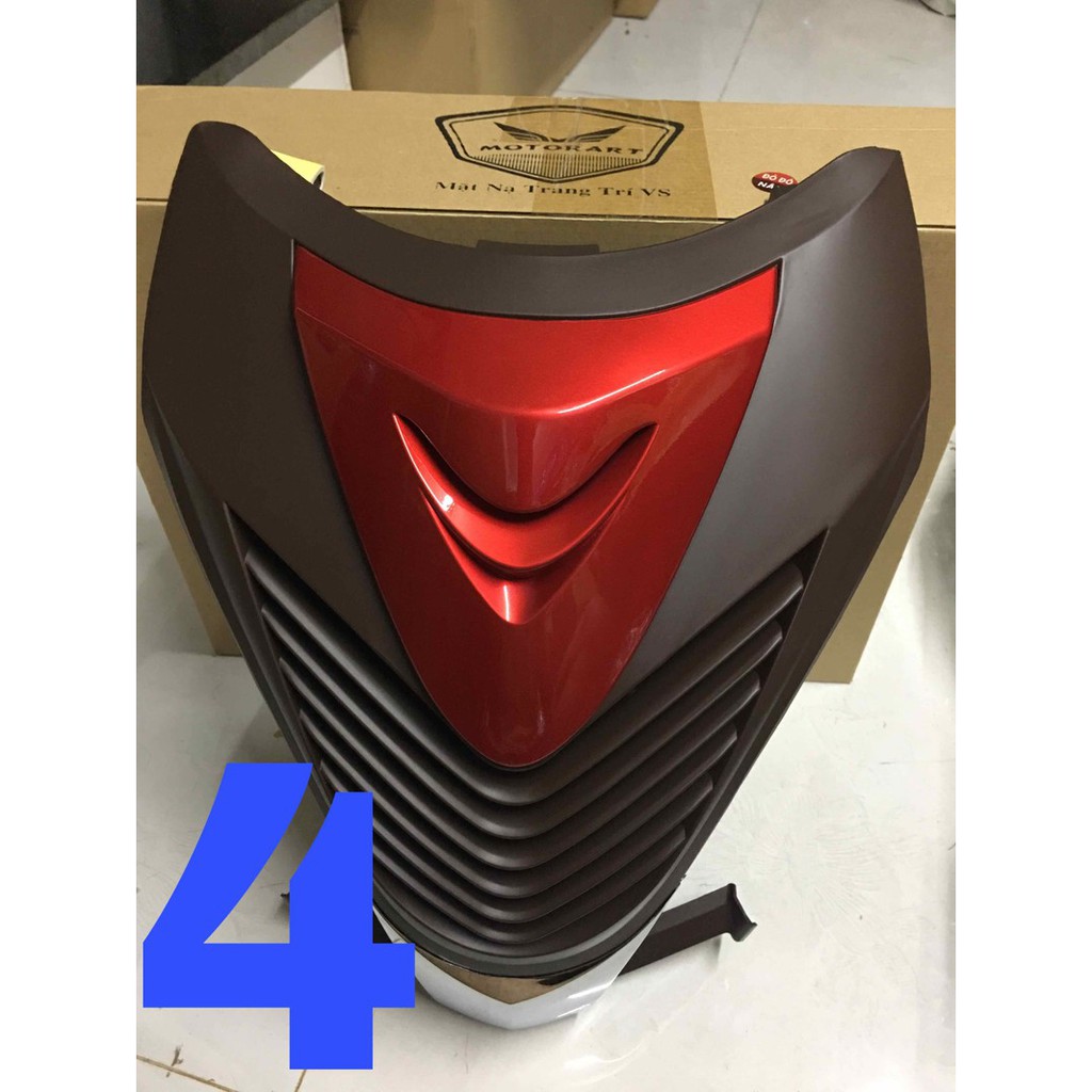 Bộ 2 Món Cảng Sau màu đen nhám, Mặt Nạ Vision 2014-2020