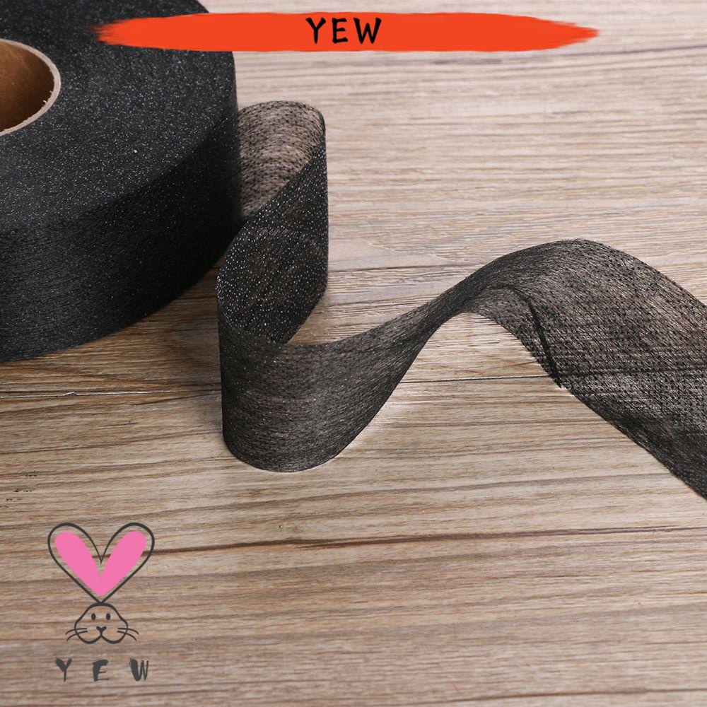 🌟YEW🌟 1cm/2cm/3cm  100meters New adhesive fabric web  hem tape sewing roll iron on DIY craft clothes  apparel Interlining