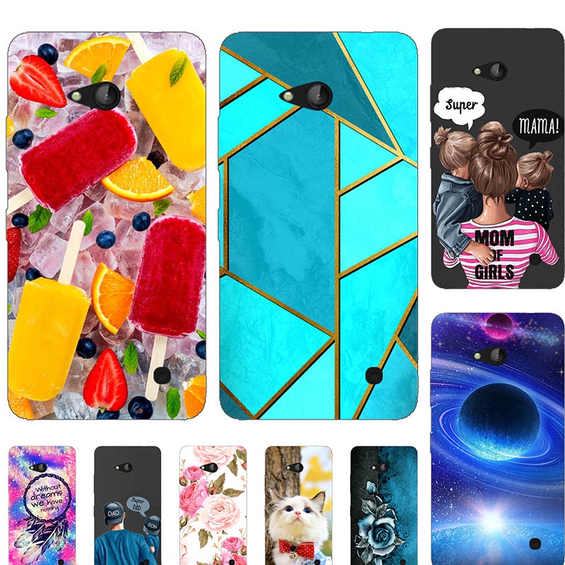 Ốp Điện Thoại TPU Mềm In Hình Tom & Jerry Hoạt Hình Dễ Thương Thời Trang Cho Nokia Lumia 730 735
