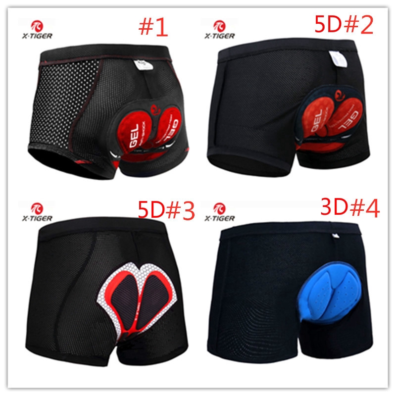 Quần short X-TIGER có mút đệm thiết kế 3D dùng khi đạp xe