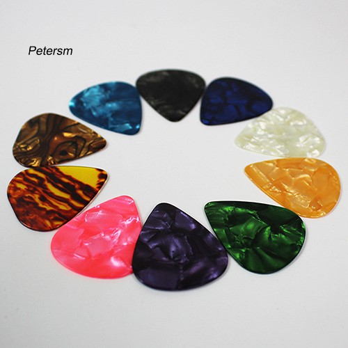 Set 10 Miếng Gảy Đàn Guitar Nhiều Màu Sắc