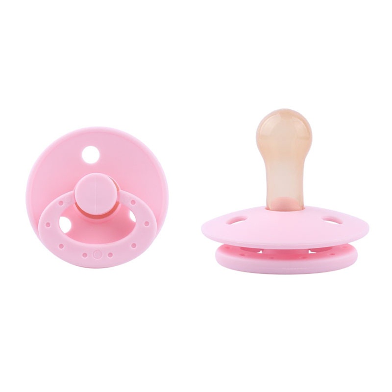 Núm Ti Giả Bằng Silicone Mềm Mại Nhỏ Gọn Cho Bé Sơ Sinh