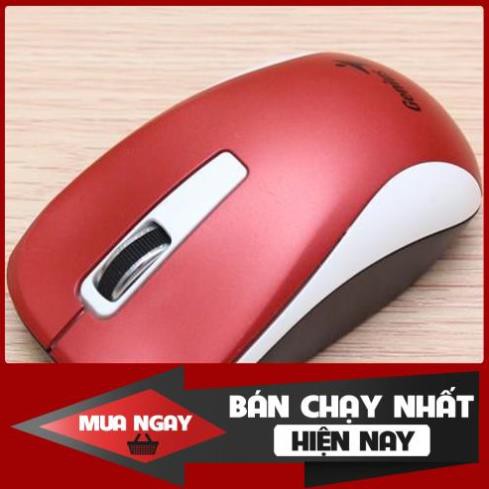 Chuột không dây Genius NX-7010 (màu đỏ/xanh ngọc) - Hàng chính hãng