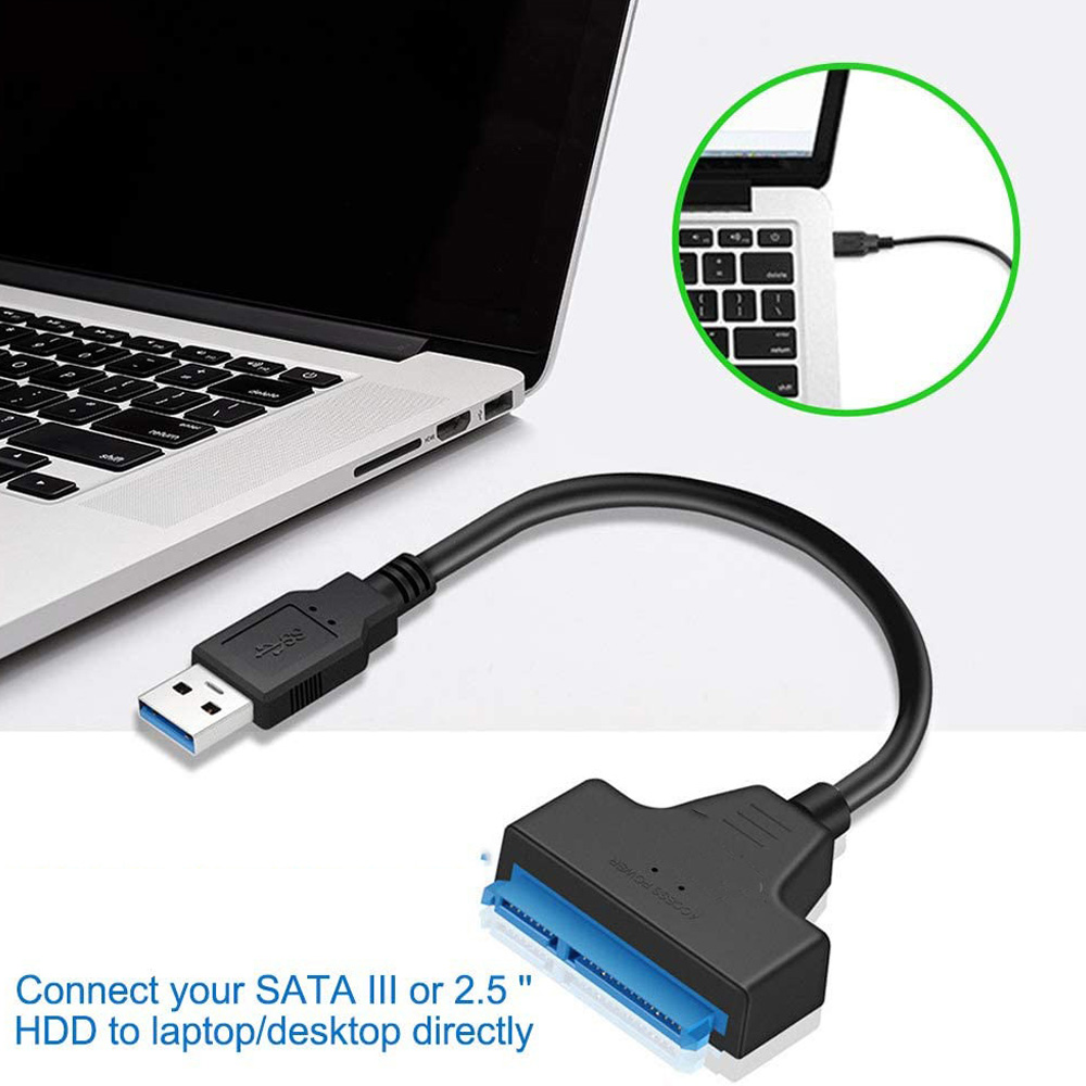 FASTER Bộ Chuyển Đổi Usb 3.0 Sang Sata Cho 2.5 &quot;Hdd / Ssd