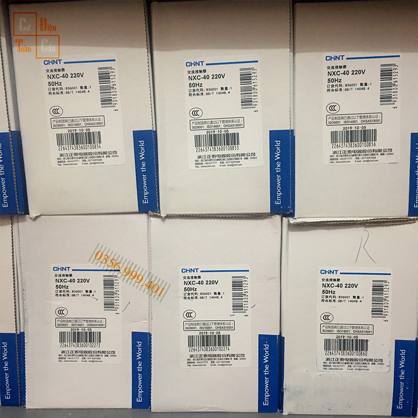 Khởi Động Từ Contactor CHNT:NXC-40, NXC-50