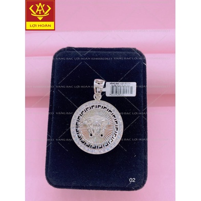 Mặt dây chuyền và mặt bạc versac nam giới_Bạc ta nguyên chất. Vàng bạc Lợi Hoàn