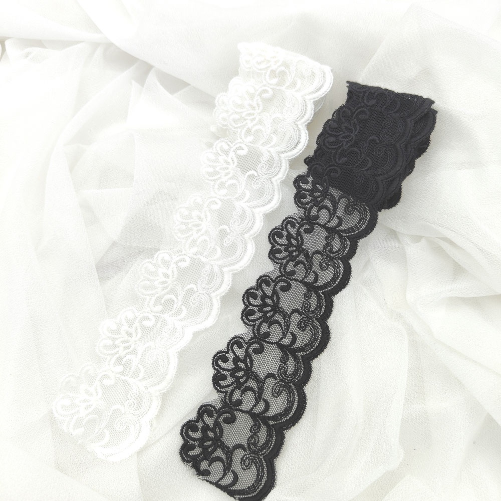 Đồ trang trí tự làm Thêu ren Trim 1Mét Vải viền ren Dùng Để May Quần Áo