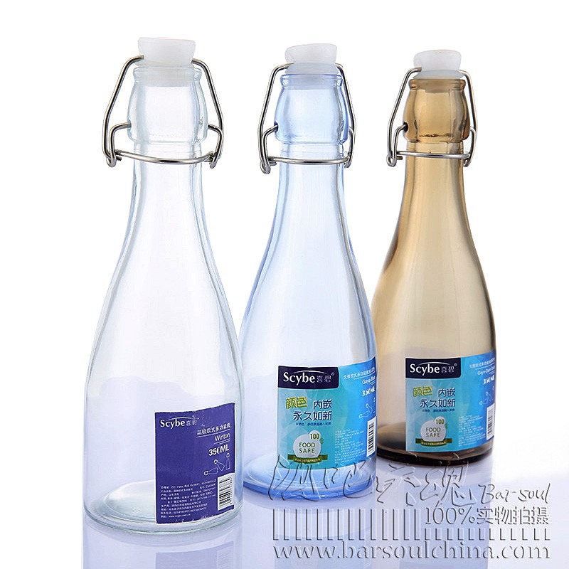 Chai Thủy Tinh Đựng Rượu Vang 350ml