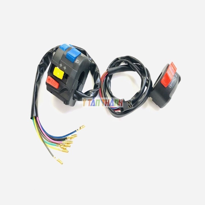 Cùm Công Tắc Fz Nút Xanh Tfx MS1711