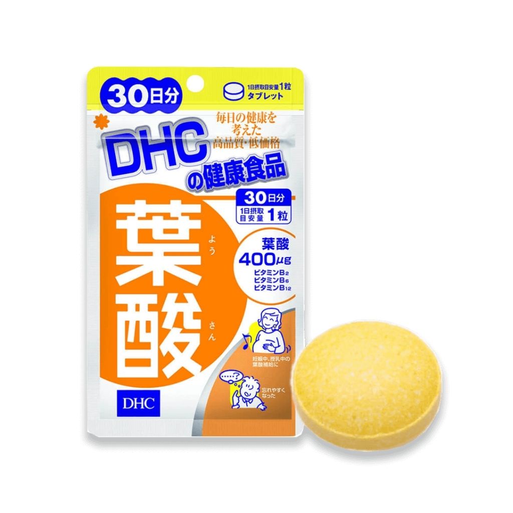 Combo Viên Uống DHC DHA Bổ Não, DHC Folic Acid Và DHC Calcium+CBP Bổ Sung Dinh Dưỡng Cho Mẹ Bầu - 30 Ngày