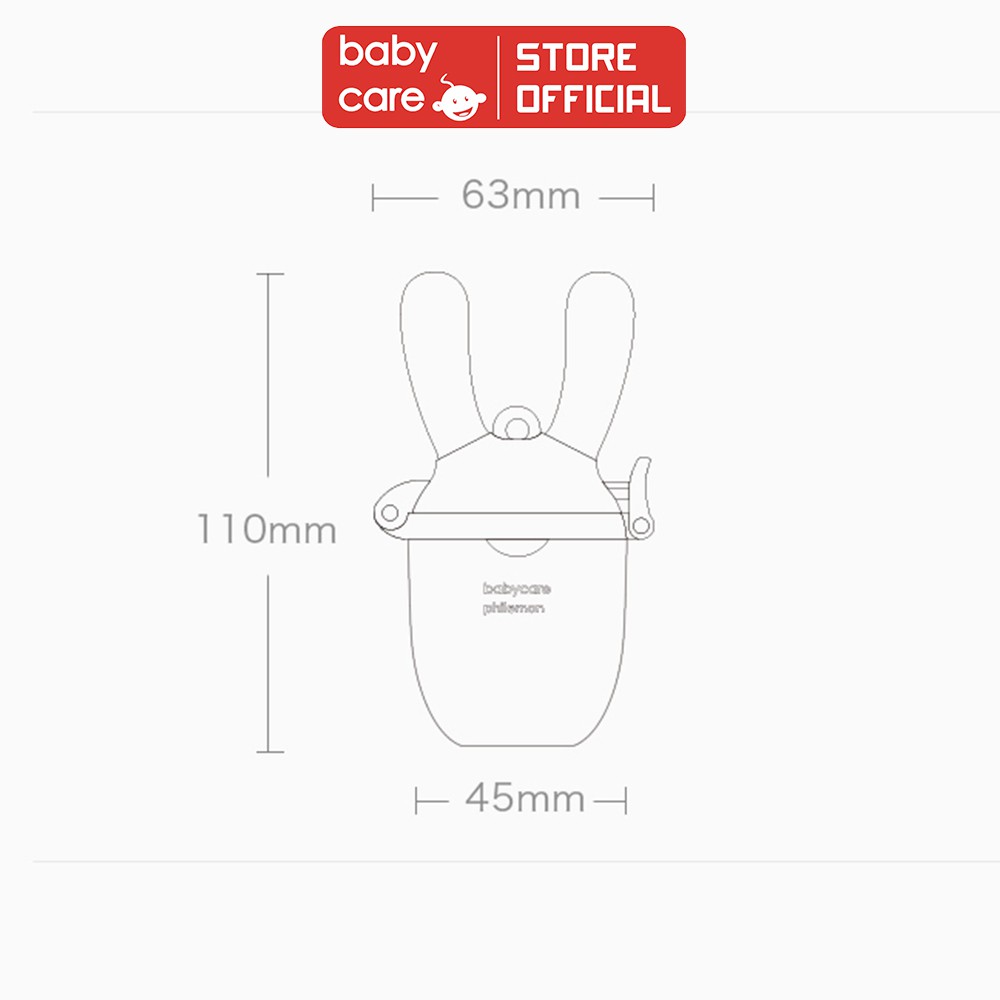 Núm nhai ăn dặm BC BABYCARE cho bé tập ăn - BC1302