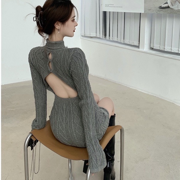 VÁY BODY LEN HỞ LƯNG (V1225)