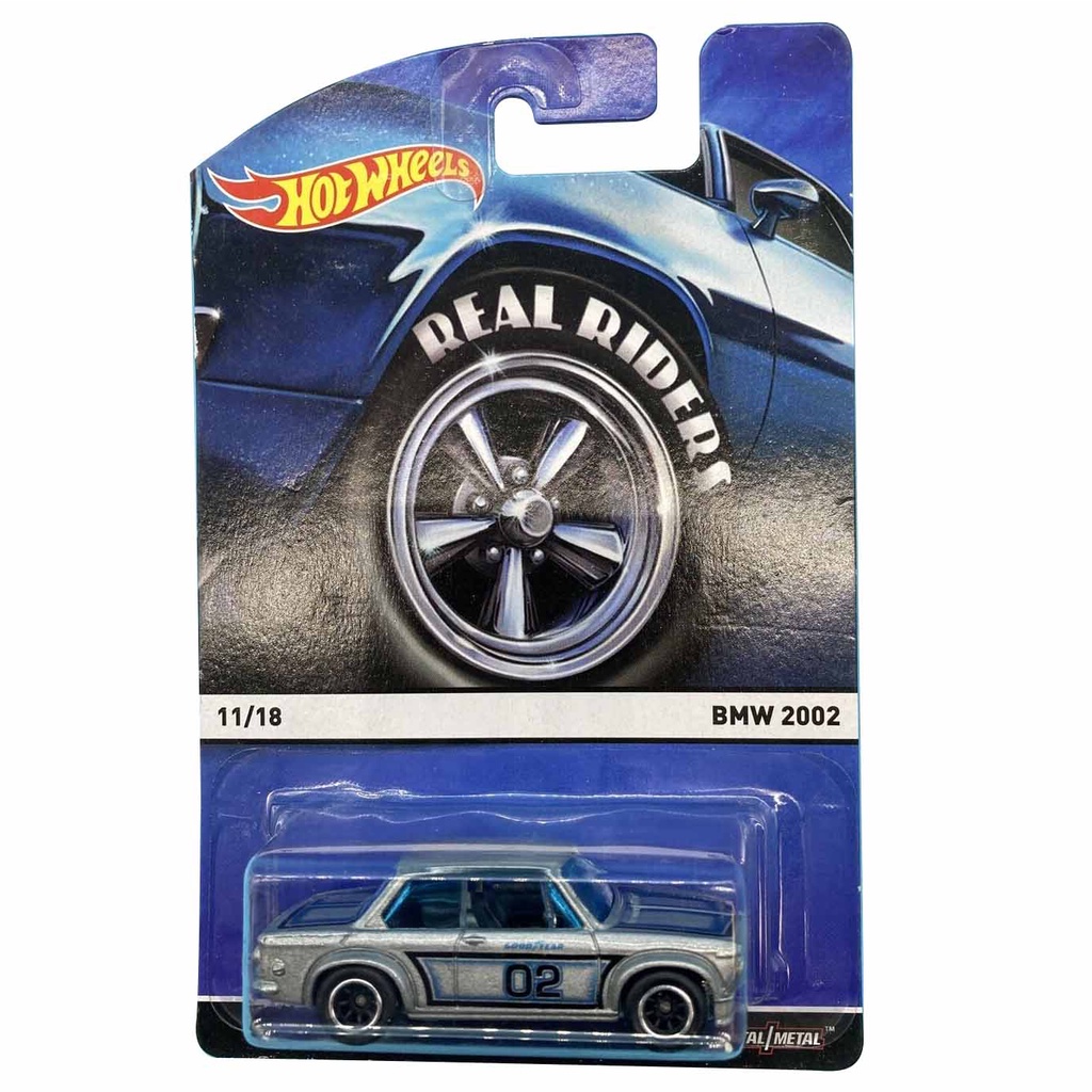 Xe mô hình HOT WHEELS REAL RIDERS series BMW 2002