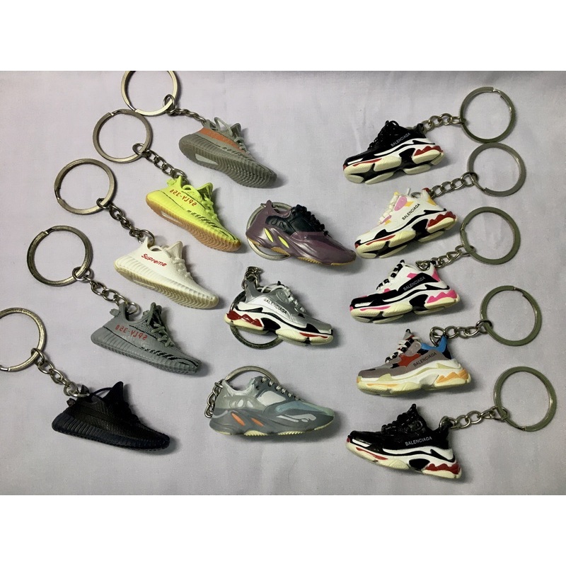 [Yeezy,Balenciga]MÓC KHOÁ, MÔ HÌNH GIÀY MINI