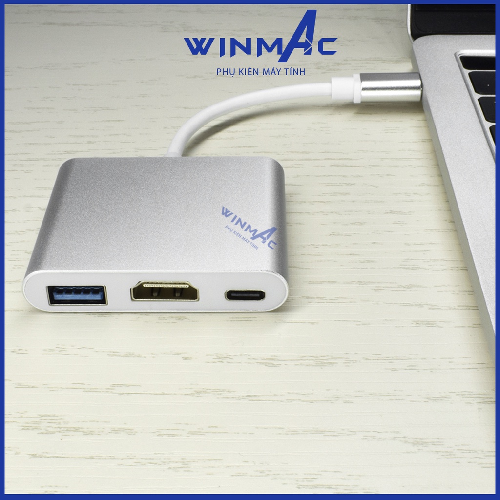 Type C To Hdmi - Bộ Chuyển Đổi Type C sang HDMI / USB / Type C cho máy tính, điện thoại - Winmac | BigBuy360 - bigbuy360.vn