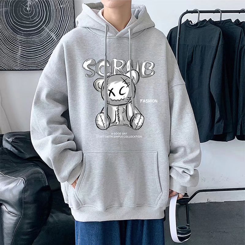 [ Mã 12FASHIONSALE1 giảm 10K đơn 50K ] Áo khoác Hoodie có nón trùm đầu thời trang Hồng Kông cá tính cho nam | BigBuy360 - bigbuy360.vn