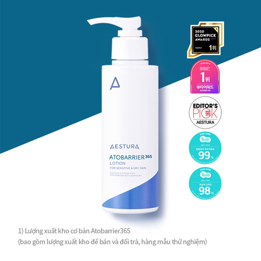 Sữa Dưỡng Da Mềm Mại Aestura Atobarrier365 Lotion 150ml GomiMall