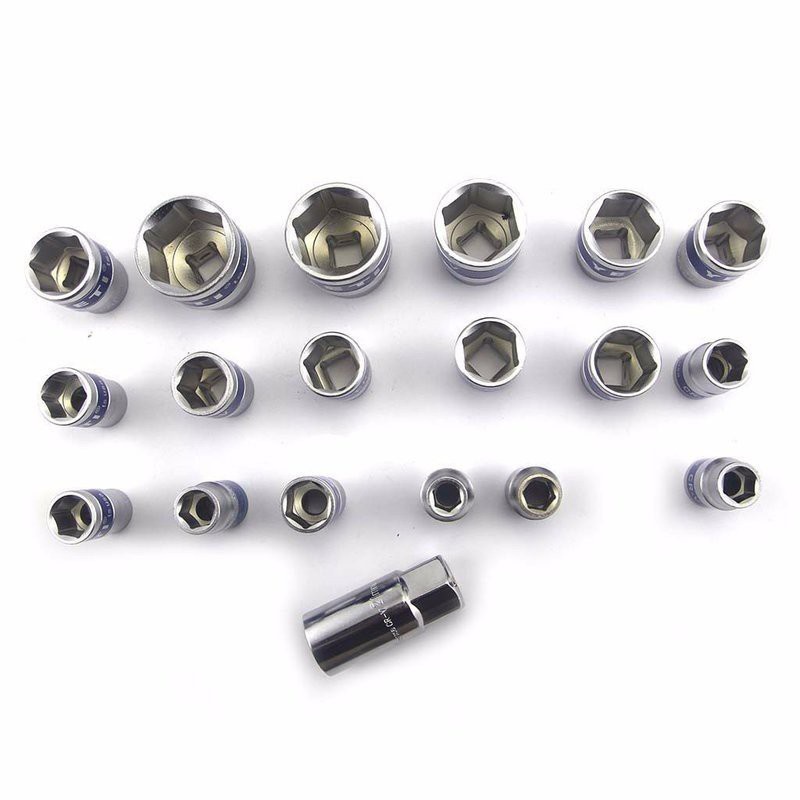 Bộ tuýp khẩu hãng TOP 24 chi tiết hệ 1/2 inch nhập khẩu Đài Loan chuyên để sửa xe máy, ô tô, máy móc