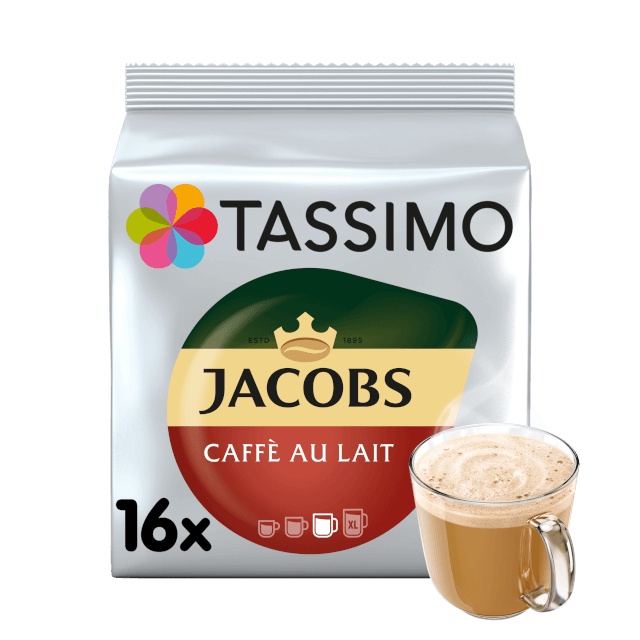 Cà phê Viên nén Tassimo, Espresso, Latte Machiato, Capuchino, XL Crema