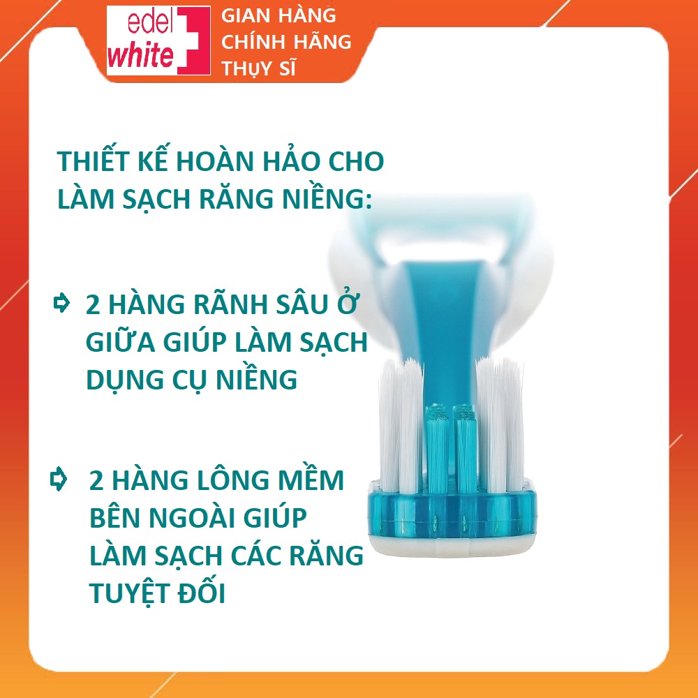 Bàn chải cho người niềng răng Dụng cụ vệ sinh răng niềng Bàn chải niềng răng  hết hôi miệng PRO ORTHO Thụy Sĩ