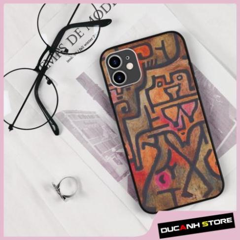 Ốp lưng iphone SAMSUNG Biểu Hiện Trừu Tượng Màu Đỏ Klee hoạ tiết  cho các dòng iPhone PAP20211070